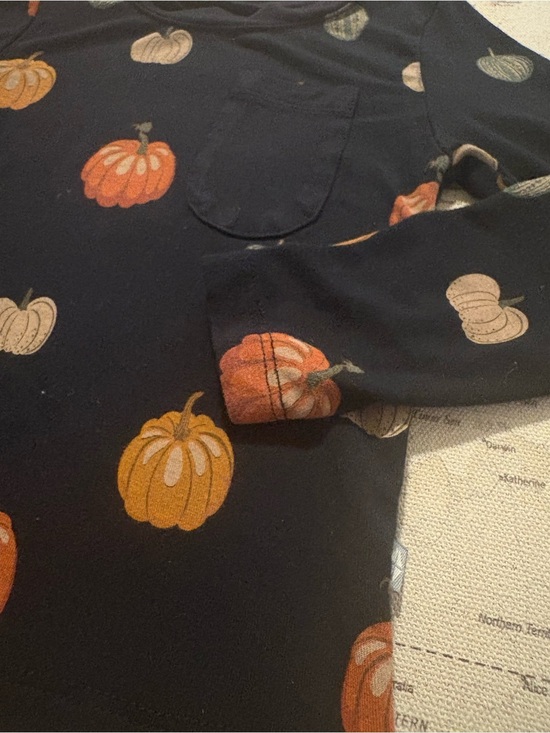 Kyte BABY Other - Kyte Baby 12-18Mo Pumpkin Print Long Sleeve Pocket Tee